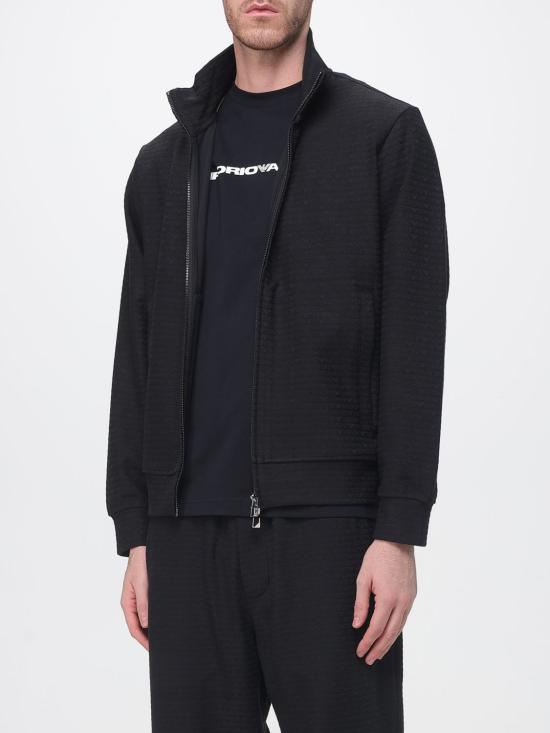 26FW 엠포리오 아르마니 긴팔 티셔츠 EM004534AF13700 FC293 Black - EMPORIO ARMANI