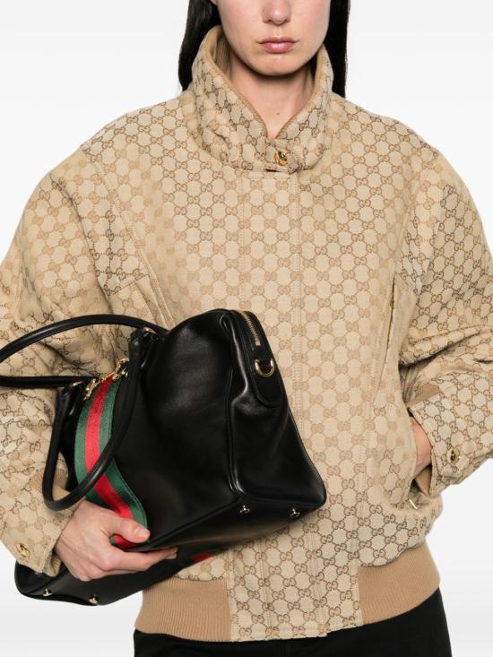 26FW 구찌 보르세토 라지 보스턴백 866734 AAGIQ1053 BLACK - GUCCI
