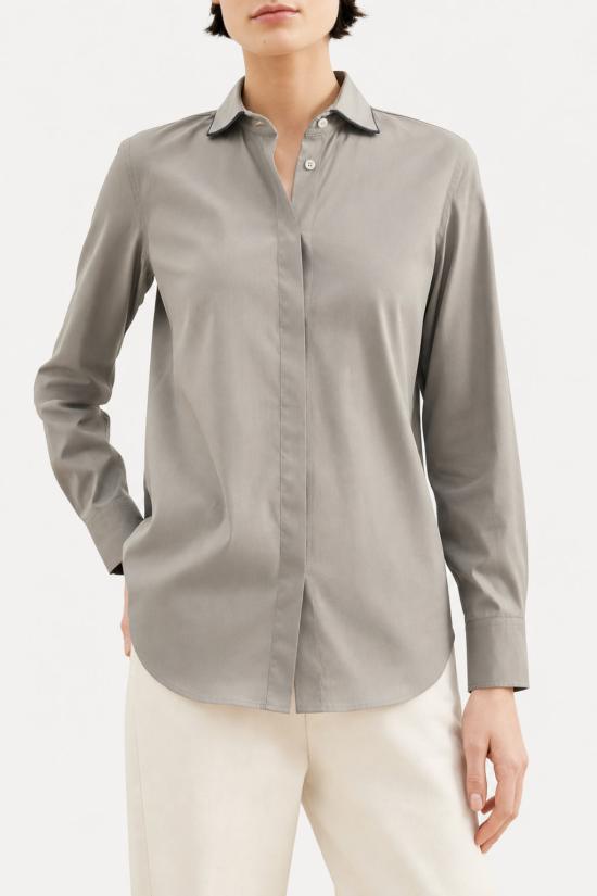  브루넬로 쿠치넬리 셔츠 i251697 GREY