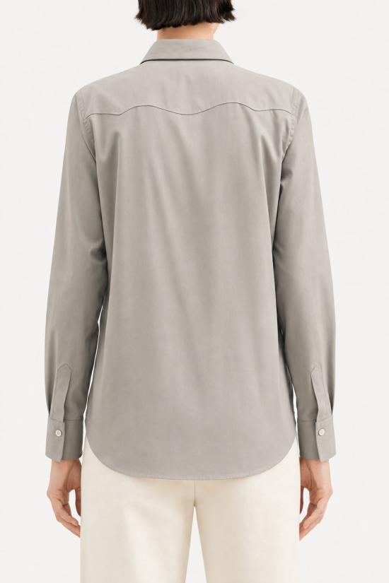  브루넬로 쿠치넬리 셔츠 i251697 GREY - BRUNELLO CUCINELLI