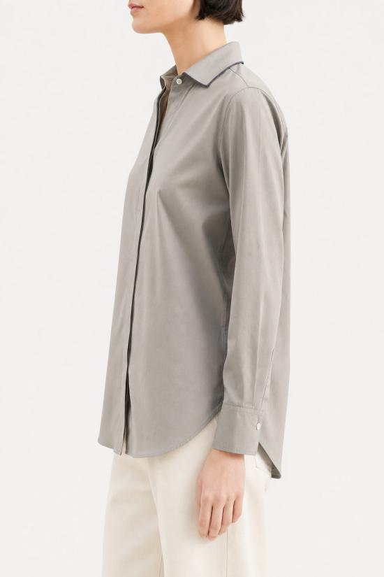  브루넬로 쿠치넬리 셔츠 i251697 GREY - BRUNELLO CUCINELLI