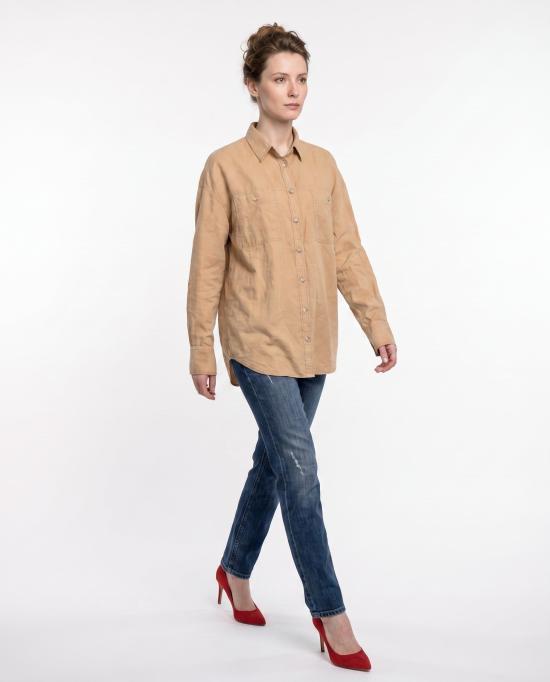  브루넬로 쿠치넬리 셔츠 i258922 BEIGE - BRUNELLO CUCINELLI