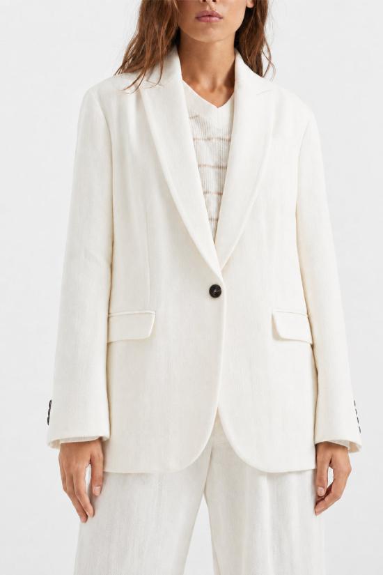  브루넬로 쿠치넬리 자켓 i255802 OFF WHITE