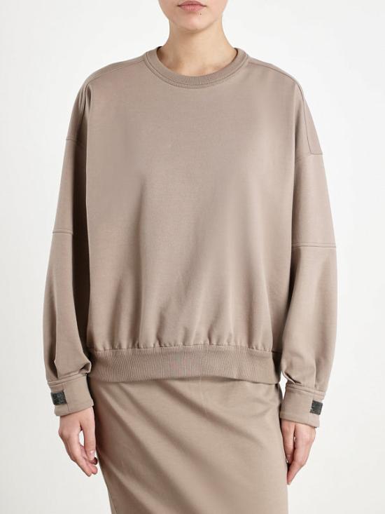  브루넬로 쿠치넬리 긴팔 티셔츠 i254731 BEIGE - BRUNELLO CUCINELLI