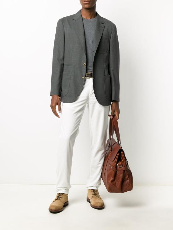  브루넬로 쿠치넬리 데님 팬츠 i131576 WHITE - BRUNELLO CUCINELLI
