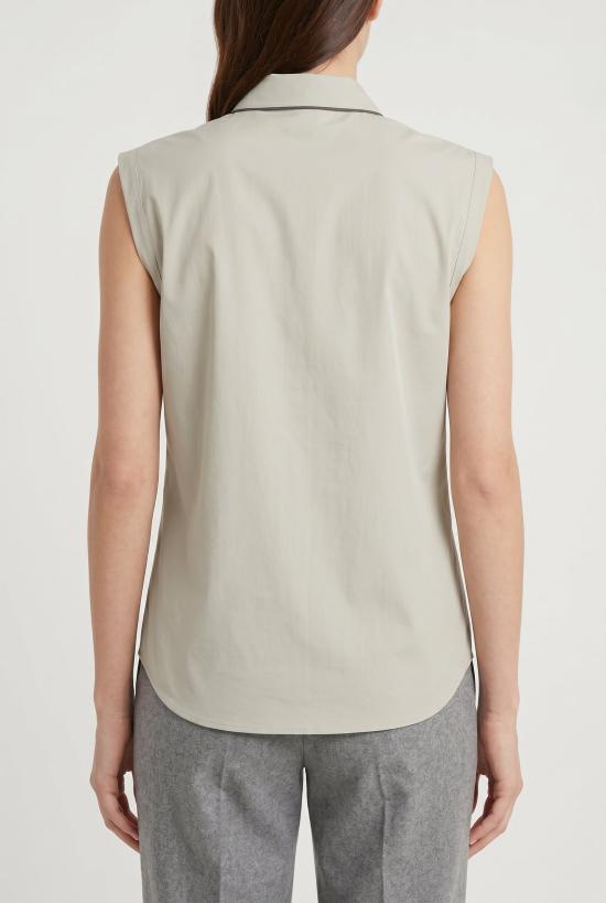  브루넬로 쿠치넬리 셔츠 i257845 BEIGE - BRUNELLO CUCINELLI