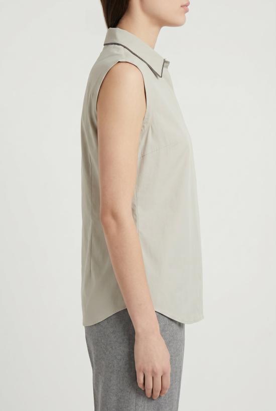  브루넬로 쿠치넬리 셔츠 i257845 BEIGE - BRUNELLO CUCINELLI