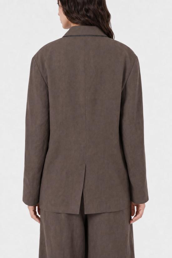  브루넬로 쿠치넬리 자켓 i255883 BROWN - BRUNELLO CUCINELLI