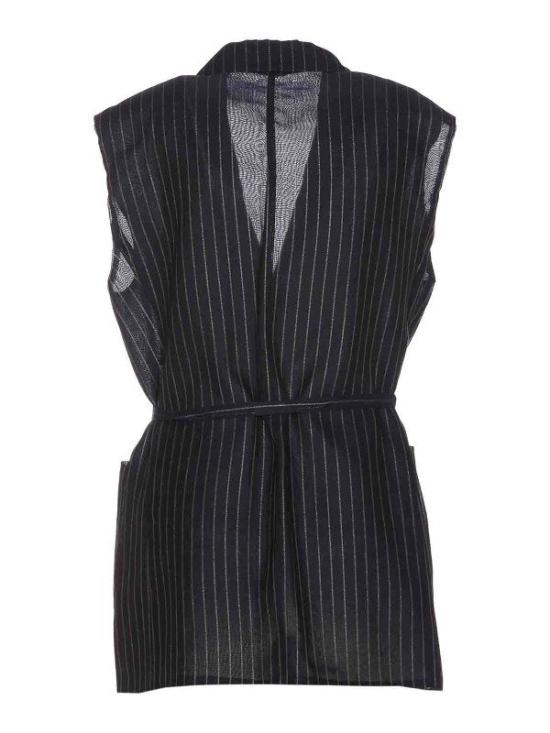  브루넬로 쿠치넬리 베스트 i250258 BLACK - BRUNELLO CUCINELLI