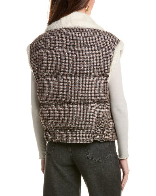  브루넬로 쿠치넬리 베스트 i106654 BROWN - BRUNELLO CUCINELLI