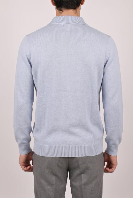  브루넬로 쿠치넬리 탑 i264851 LIGHT BLUE - BRUNELLO CUCINELLI