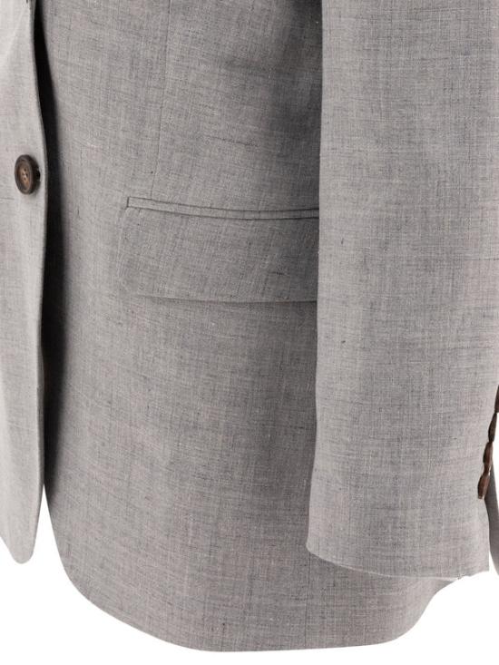 브루넬로 쿠치넬리 자켓 i187507 GRAY - BRUNELLO CUCINELLI