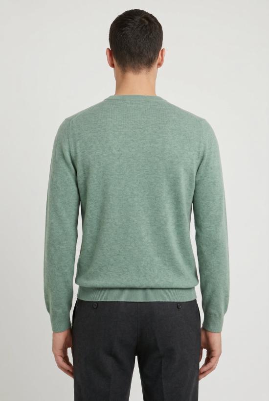  브루넬로 쿠치넬리 스웨터 i247887 GREEN - BRUNELLO CUCINELLI