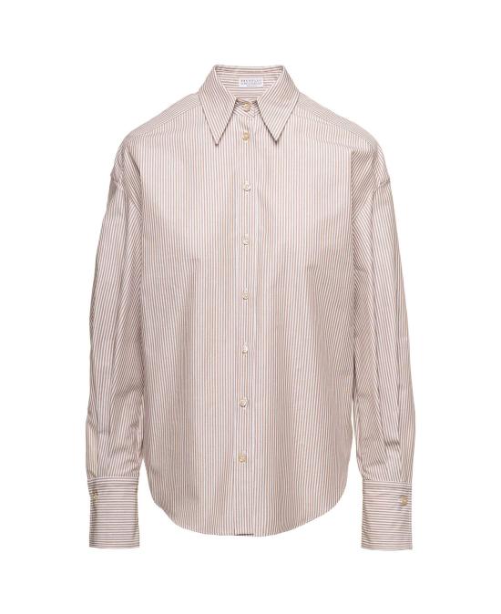  브루넬로 쿠치넬리 셔츠 i269257 BEIGE - BRUNELLO CUCINELLI