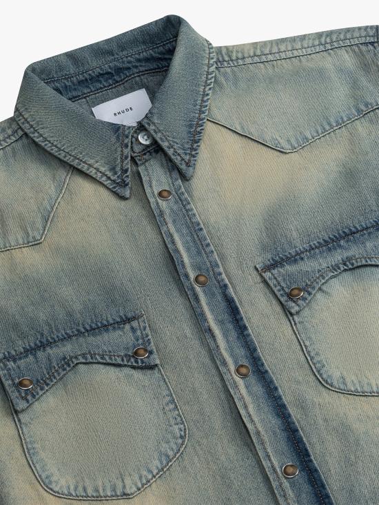  루드 셔츠 i175667 BLUE - RHUDE