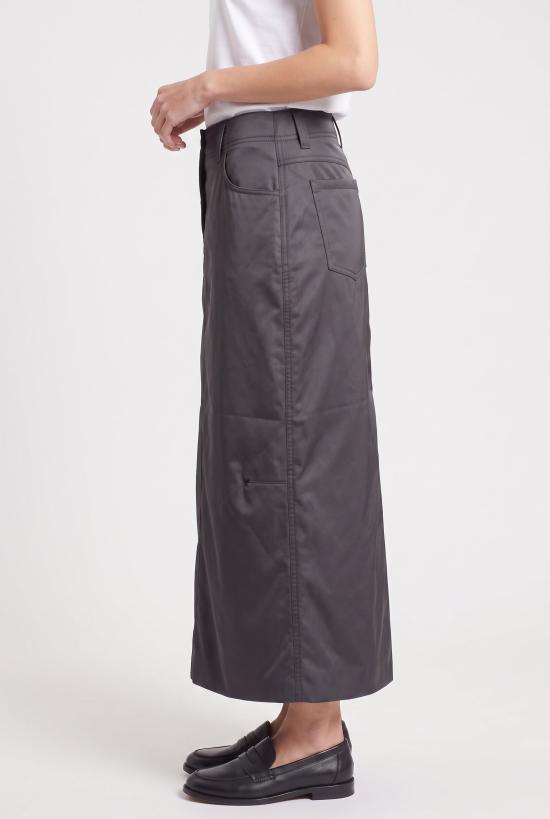  브루넬로 쿠치넬리 스커트 i200086 GRAY - BRUNELLO CUCINELLI