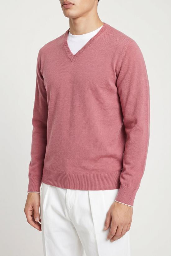  브루넬로 쿠치넬리 스웨터 i246044 PINK