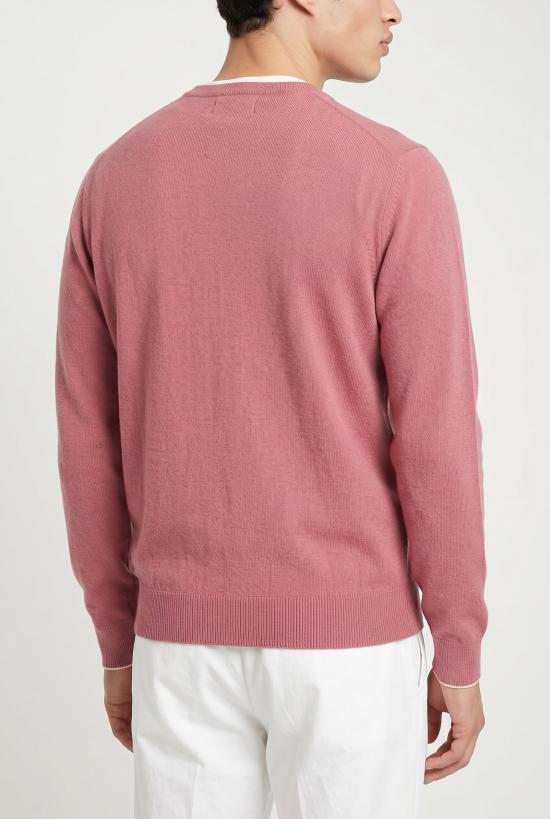  브루넬로 쿠치넬리 스웨터 i246044 PINK - BRUNELLO CUCINELLI