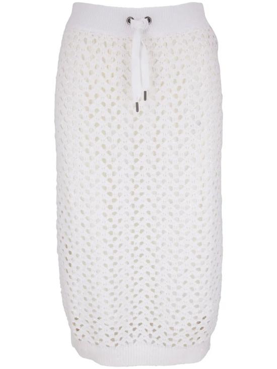  브루넬로 쿠치넬리 스커트 i118073 WHITE - BRUNELLO CUCINELLI