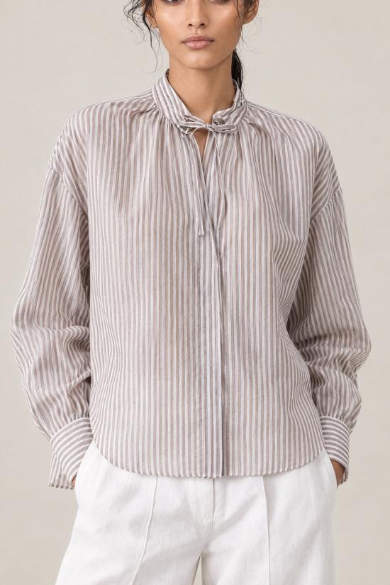  브루넬로 쿠치넬리 셔츠 i195395 BEIGE