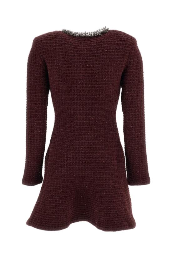 26FW 셀프 포트레이트 원피스 SC26152SBUBURGUNDY Brown - SELF PORTRAIT