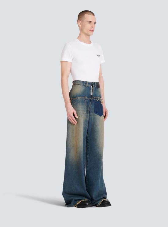  발망 데님 팬츠 i127141 BLUE - BALMAIN