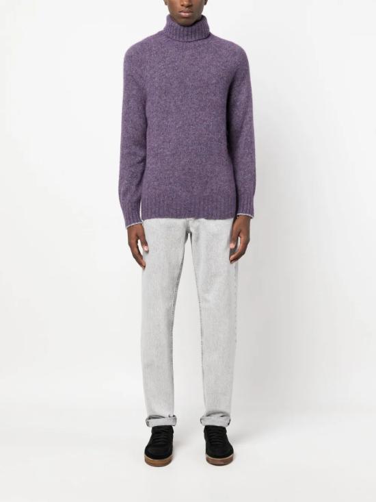  브루넬로 쿠치넬리 스웨터 i131486 PURPLE - BRUNELLO CUCINELLI