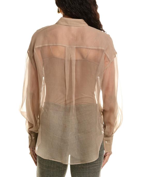  브루넬로 쿠치넬리 셔츠 i156534 BEIGE - BRUNELLO CUCINELLI