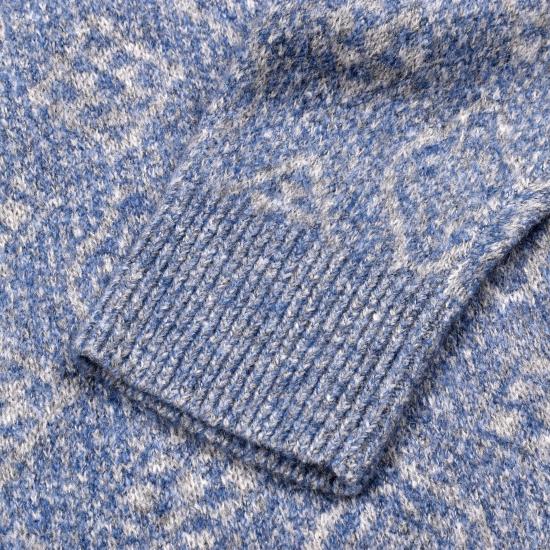  브루넬로 쿠치넬리 스웨터 i230759 BLUE - BRUNELLO CUCINELLI