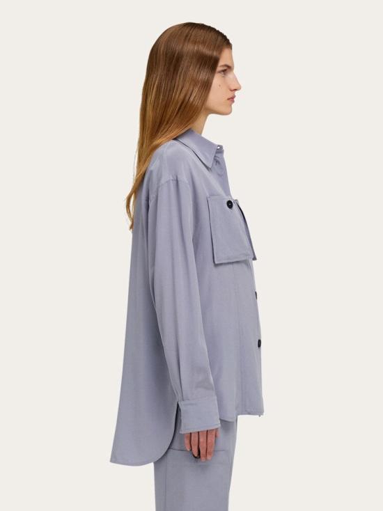  살바토레 페라가모 셔츠 i267119 LAVENDER - SALVATORE FERRAGAMO