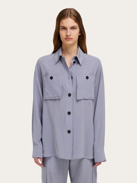 살바토레 페라가모 셔츠 i267119 LAVENDER - SALVATORE FERRAGAMO