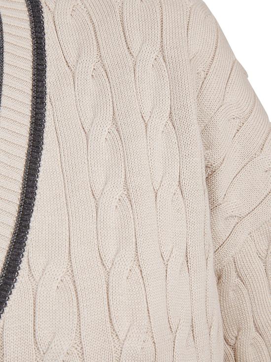  브루넬로 쿠치넬리 스웨터 i261683 BEIGE - BRUNELLO CUCINELLI