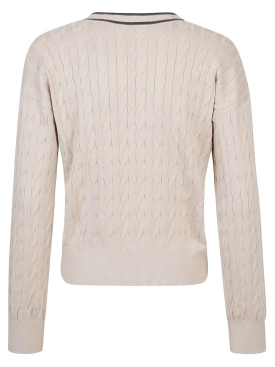  브루넬로 쿠치넬리 스웨터 i261683 BEIGE - BRUNELLO CUCINELLI