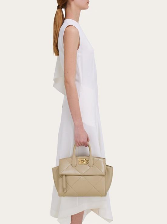  살바토레 페라가모 토트백 i266962 BEIGE - SALVATORE FERRAGAMO