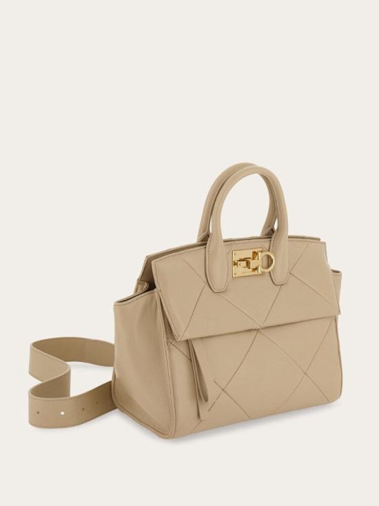  살바토레 페라가모 토트백 i266962 BEIGE - SALVATORE FERRAGAMO