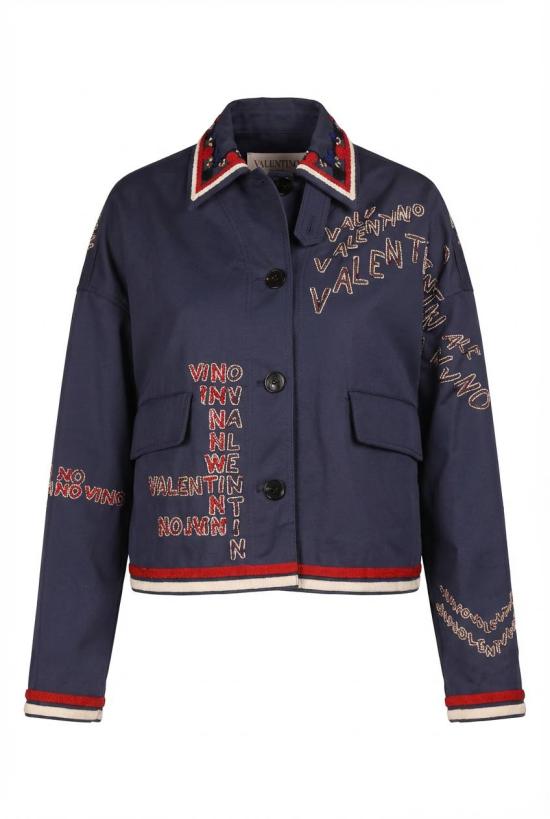  발렌티노 가라바니 자켓 8053341729415 NAVY