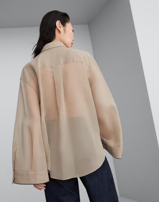  브루넬로 쿠치넬리 셔츠 i259235 CREAM - BRUNELLO CUCINELLI