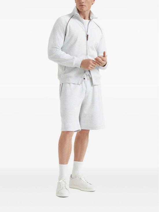  브루넬로 쿠치넬리 긴팔 티셔츠 i239385 WHITE - BRUNELLO CUCINELLI