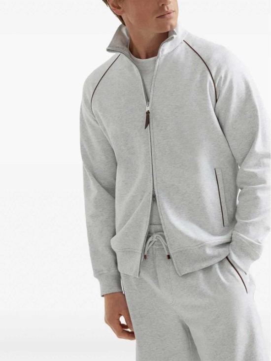  브루넬로 쿠치넬리 긴팔 티셔츠 i239385 WHITE - BRUNELLO CUCINELLI
