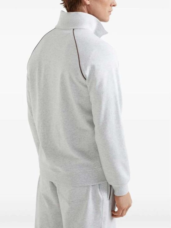  브루넬로 쿠치넬리 긴팔 티셔츠 i239385 WHITE - BRUNELLO CUCINELLI