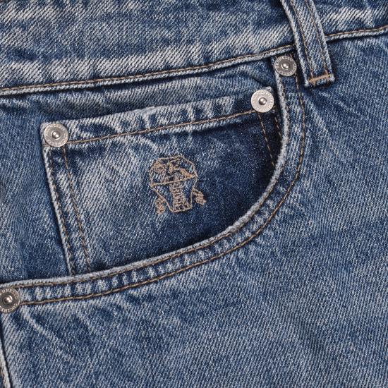  브루넬로 쿠치넬리 데님 팬츠 i82786 BLUE - BRUNELLO CUCINELLI