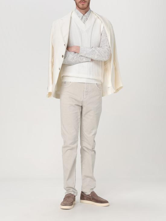  브루넬로 쿠치넬리 자켓 i238771 OFF WHITE - BRUNELLO CUCINELLI
