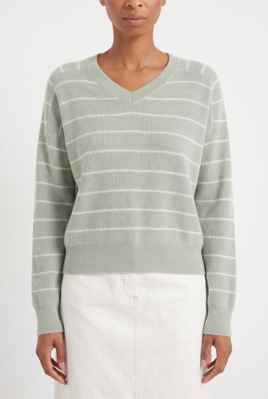  브루넬로 쿠치넬리 스웨터 i262816 LIGHT GREEN