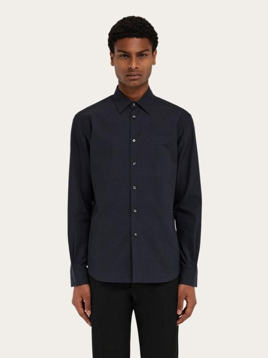  살바토레 페라가모 셔츠 i266372 BLACK - SALVATORE FERRAGAMO