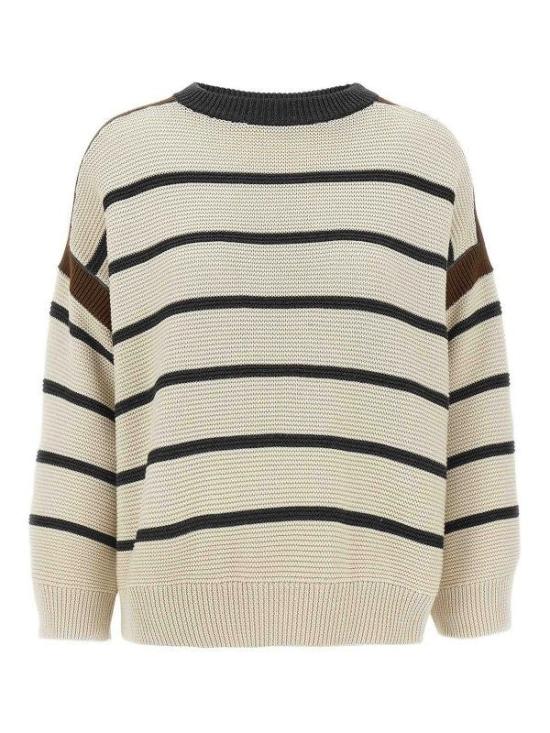 브루넬로 쿠치넬리 스웨터 i261896 BEIGE - BRUNELLO CUCINELLI