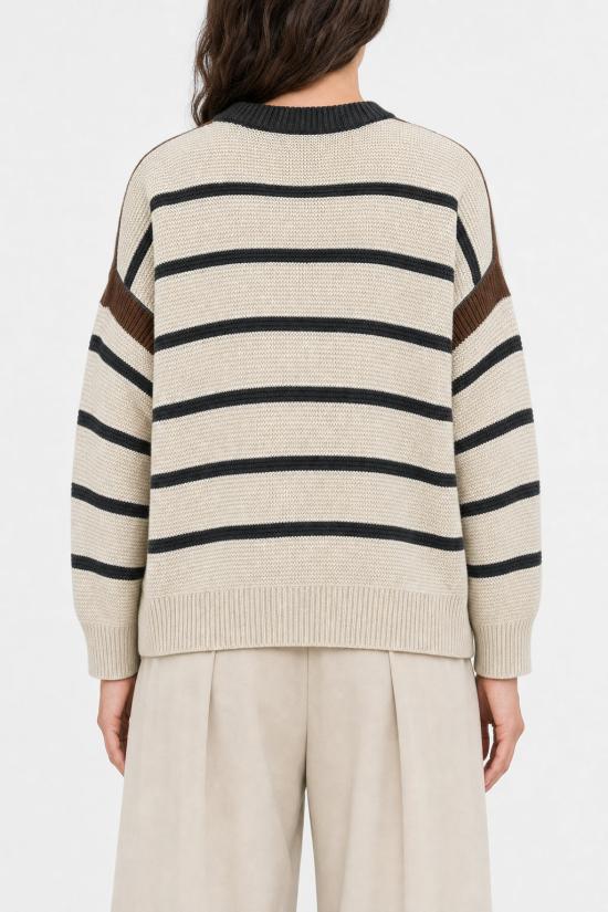  브루넬로 쿠치넬리 스웨터 i261896 BEIGE - BRUNELLO CUCINELLI