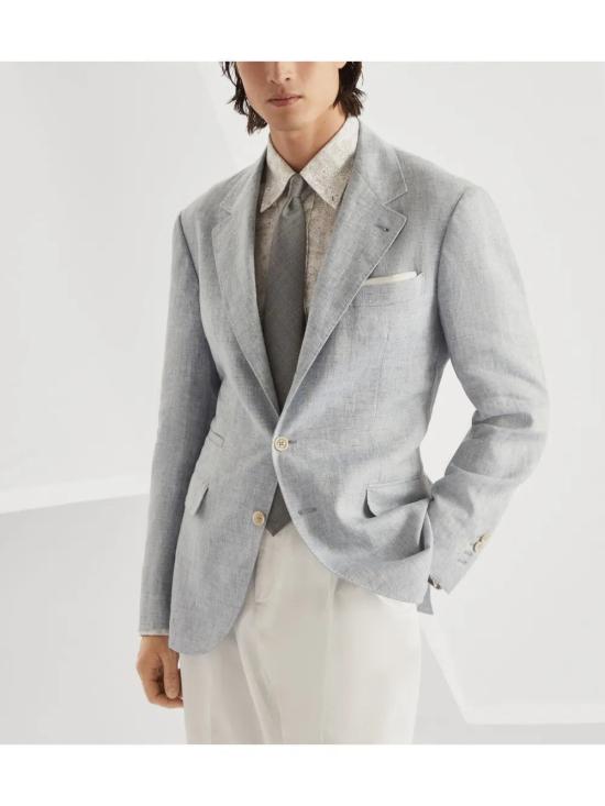  브루넬로 쿠치넬리 자켓 i238071 GREY - BRUNELLO CUCINELLI