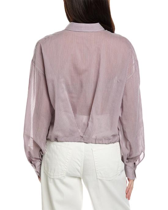  브루넬로 쿠치넬리 셔츠 i158594 PURPLE - BRUNELLO CUCINELLI