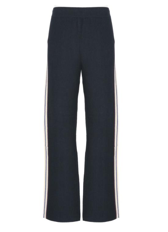 26FW 카사블랑카 팬츠 MAW26KW150801COTTON WOOL BLEND NAVY Blue - CASABLANCA