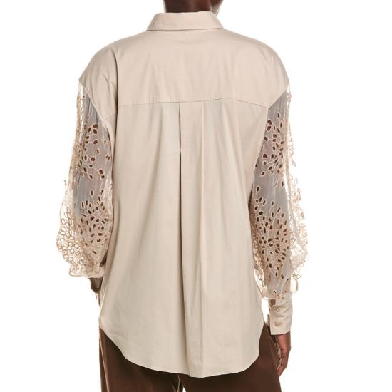  브루넬로 쿠치넬리 셔츠 i107226 BEIGE - BRUNELLO CUCINELLI